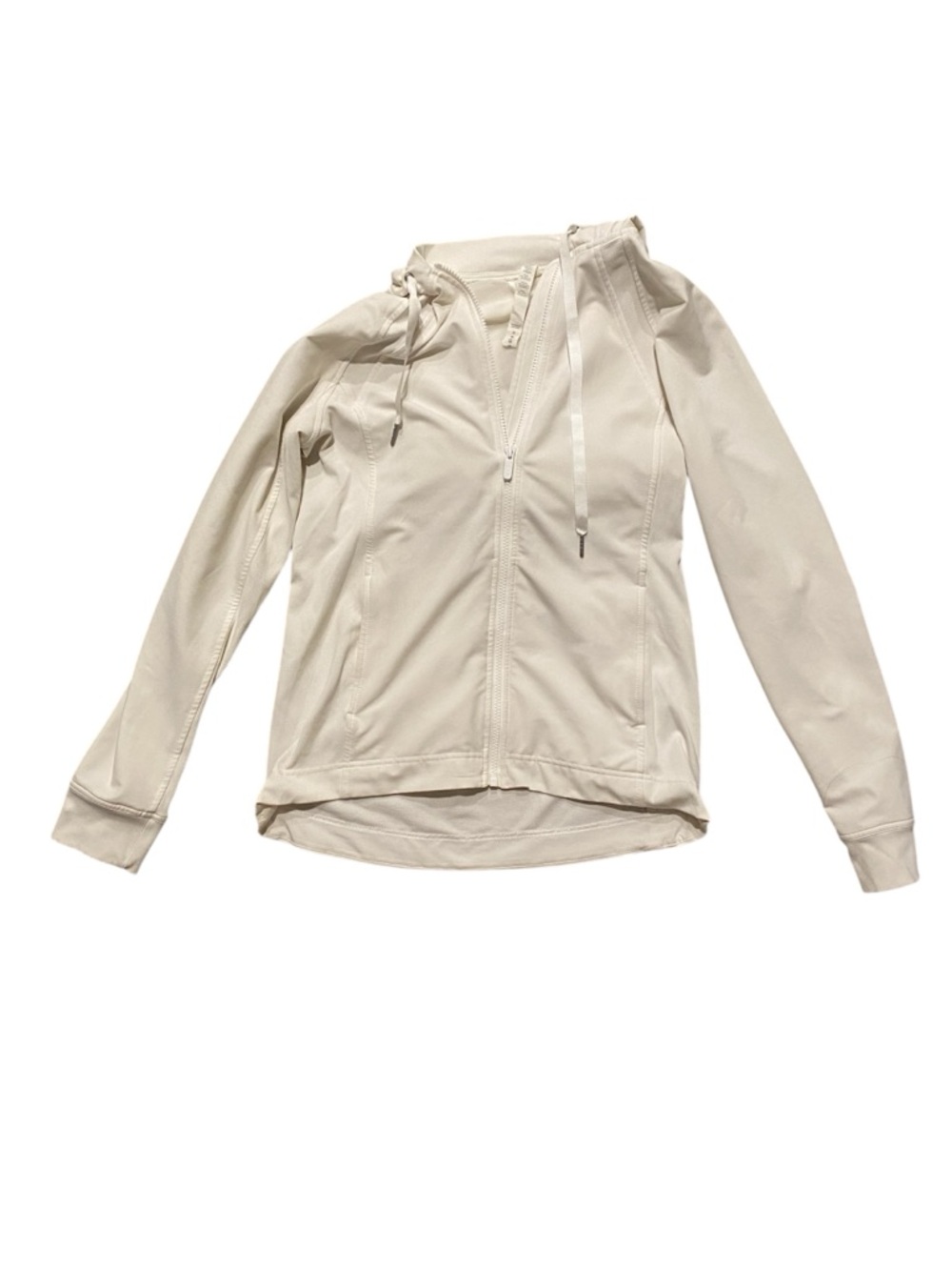 lululemon athletica Cream Full-Zip Hooded Jacket